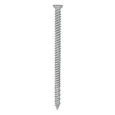 TIMCO Concrete Screws Flat Countersunk Exterior Silver - 7.5 x 100