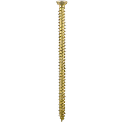 TIMCO Concrete Screws Flat Countersunk Gold - 7.5 x 120