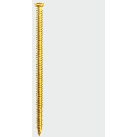 TIMCO Concrete Screws Flat Countersunk Gold - 7.5 x 130