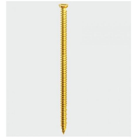 TIMCO Concrete Screws Flat Countersunk Gold - 7.5 x 40