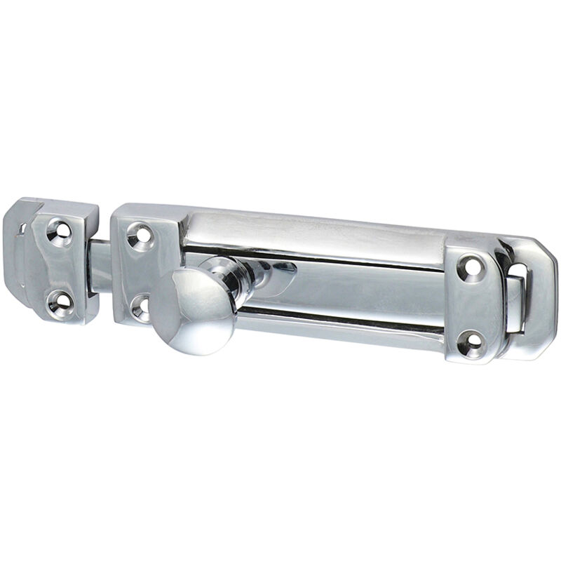 Timco - Contract Flat Section Bolt - Polished Chrome (Size 135 x 30mm - 1 Each)