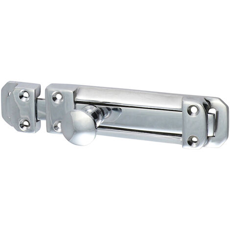 TIMCO Contract Flat Section Bolt Polished Chrome - 135 x 30mm