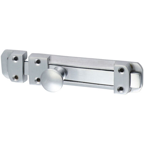 TIMCO Contract Flat Section Bolt Satin Chrome - 135 x 30mm