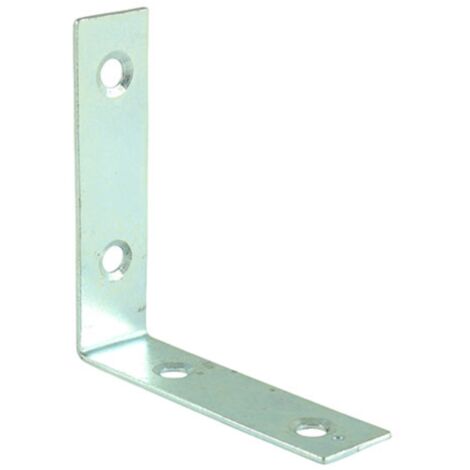 Timco Corner Braces Silver - 38 x 38 x 16 (4 Pack)