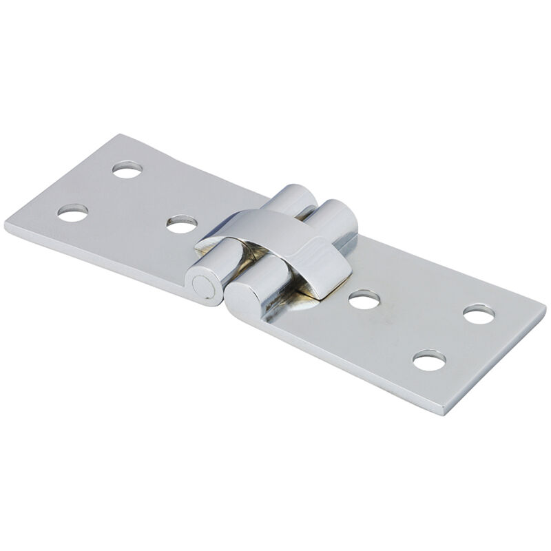 Timco - Counter Flap Hinges - Solid Brass - Polished Chrome (Size 100 x 40 - 2 Pieces)