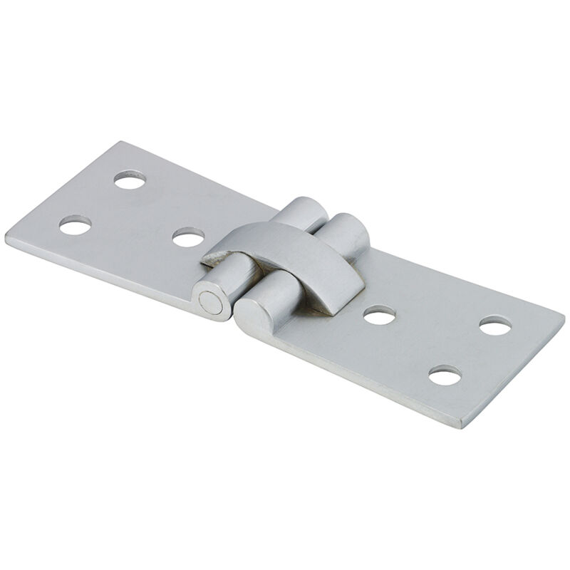 Timco - Counter Flap Hinges - Solid Brass - Satin Chrome (Size 100 x 40 - 2 Pieces)