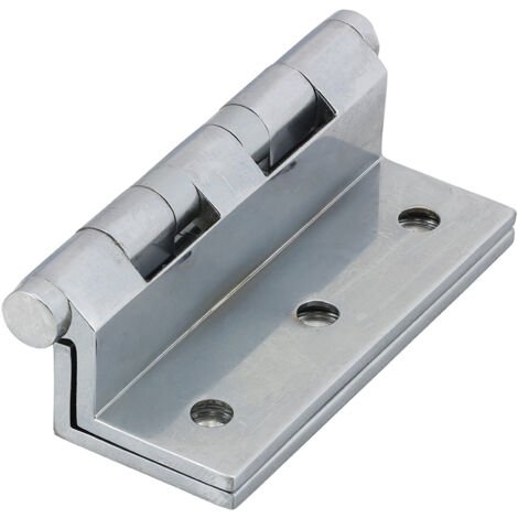 TIMCO Cranked Ball Race Brass Hinges Polished Chrome - 64 x 55