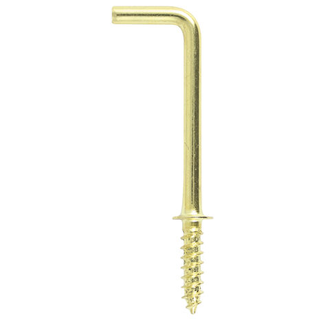 TIMCO Cup Hooks Square Electro Brass - 38mm
