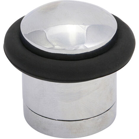 TIMCO Cylinder Door Stop Polished Chrome - 41mm