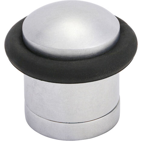 TIMCO Cylinder Door Stop Satin Chrome - 41mm