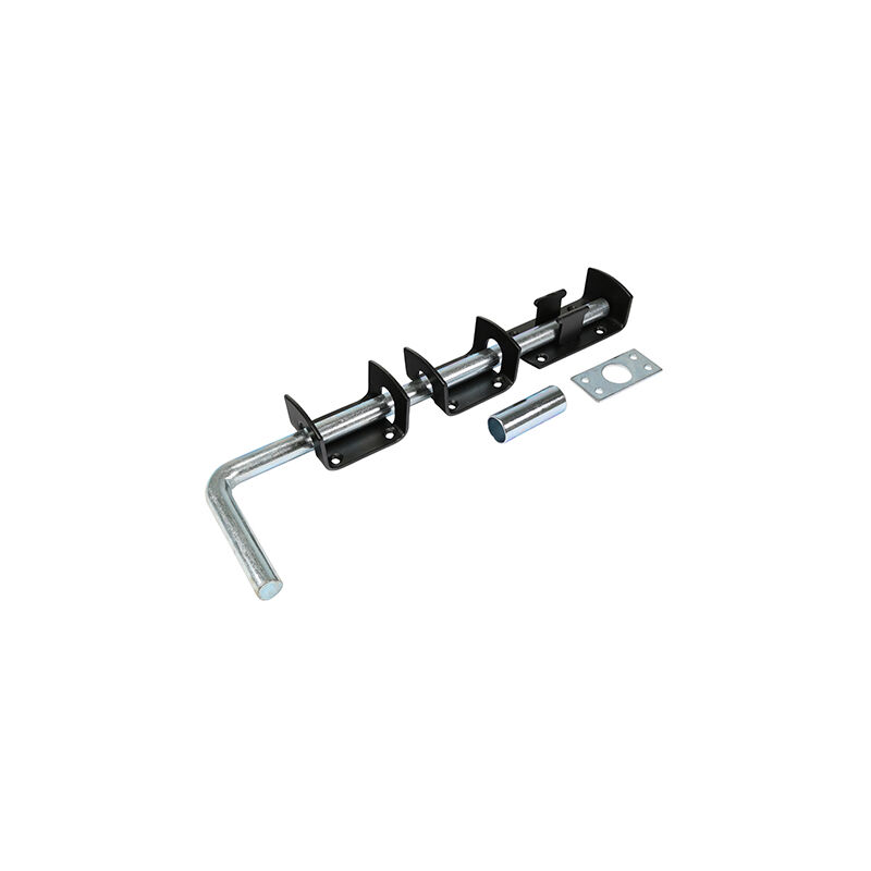Timco - Garage Drop Down Bolt - Black (Size 12" - 1 Each)