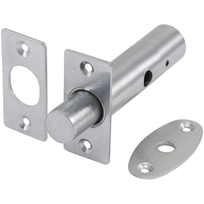 Timco - Door Rack Bolts - Satin Chrome (Size 60mm - 2 Pieces)