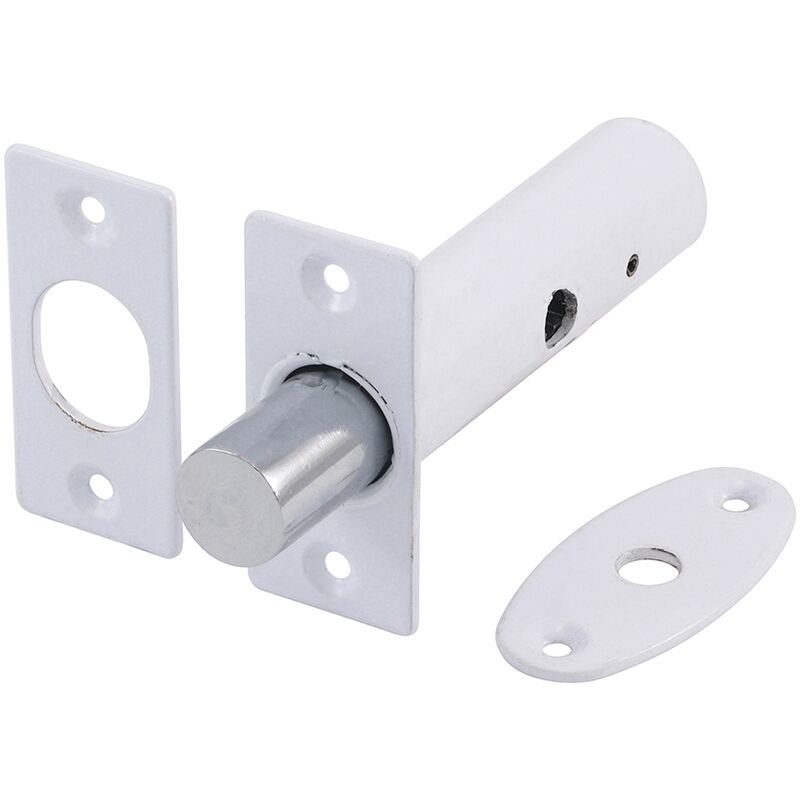 Timco Door Rack Bolts White - 60mm (2 Pack)