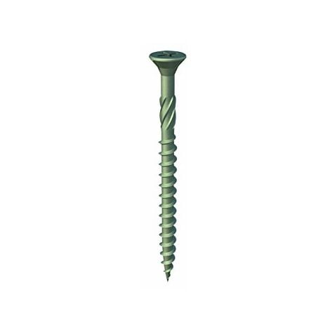 Timco Double Countersunk Decking Screws (Green) PZ2 - 4.5 x 60mm (200 Box)