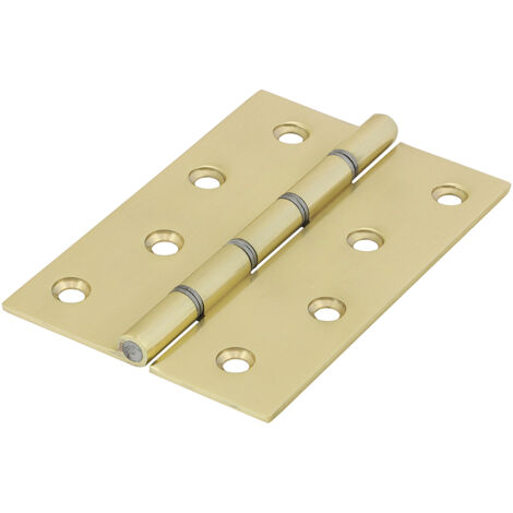 TIMCO Double Washered Brass Hinges Polished Brass - 102 x 67