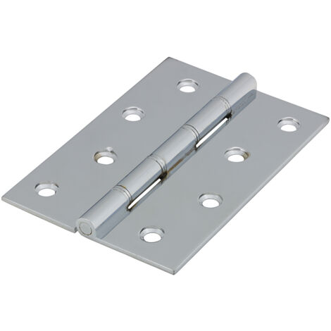 TIMCO Double Washered Brass Hinges Polished Chrome - 102 x 67