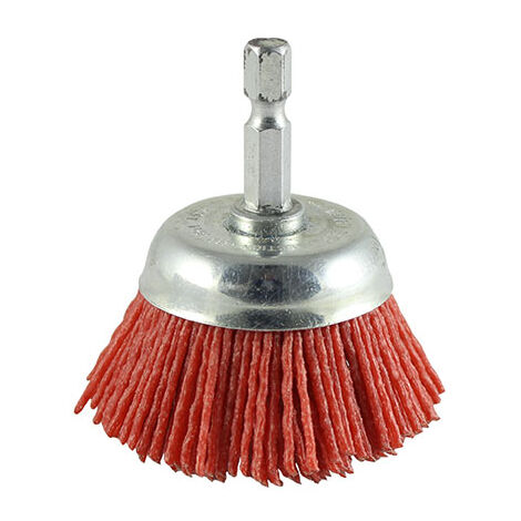 TIMCO Drill Cup Brush Nylon - 75mm
