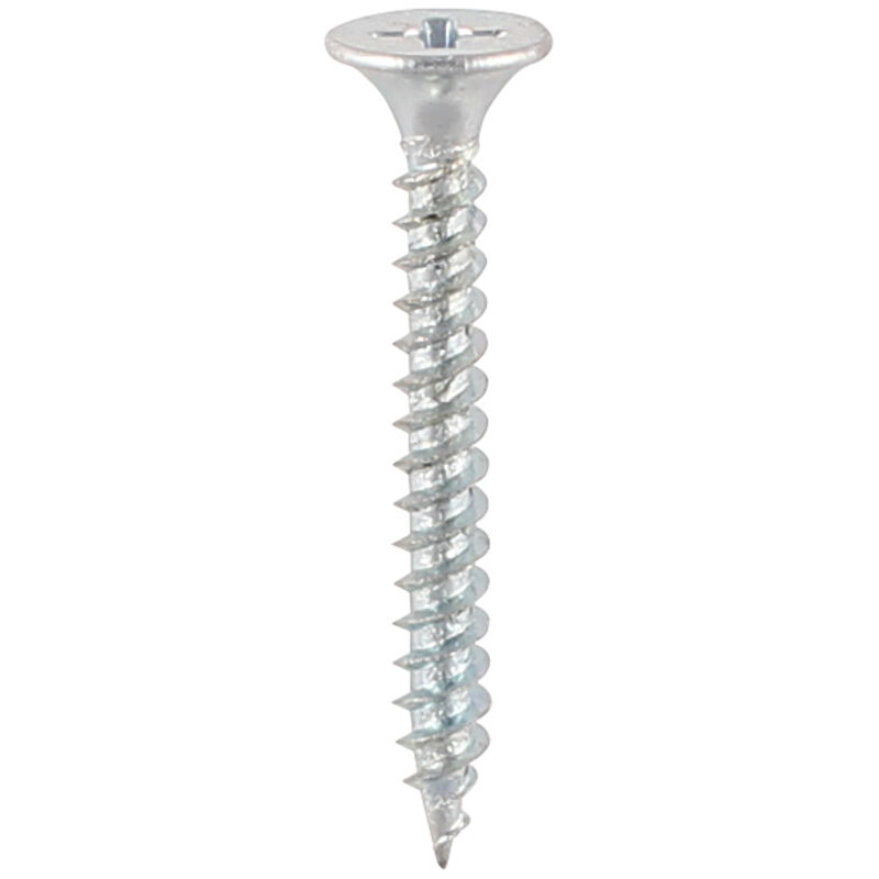 Timco - Drywall Fine Thread Bugle Head Silver Screws - 3.5 x 38