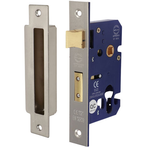 TIMCO Euro Sashlock Satin Nickel - 66mm