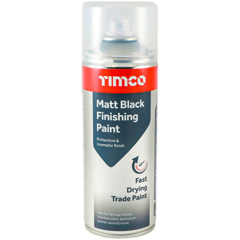 TIMCO Finishing Paint Matt Black - 380ml