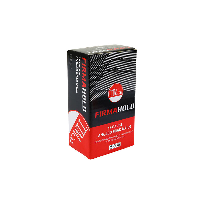 Timco - FirmaHold Collated 16 Gauge Angled A2 Stainless Steel Brad Nails - 16g x 64