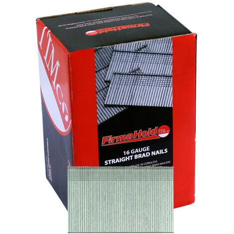 TIMco FirmaHold Straight 16g x 32mm Galv Brad Nail No Gas Qty 2000