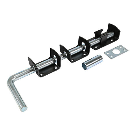 TIMCO Garage Drop Down Bolt Black - 12"