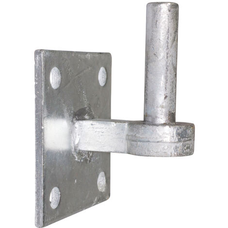 TIMCO Gate Hinge Hook on Square Plates Hot Dipped Galvanised - 19mm