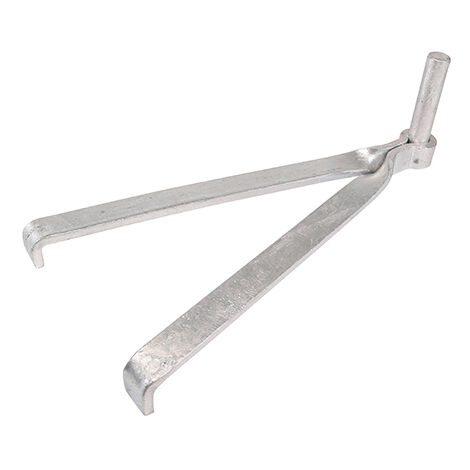 TIMCO Gate Hinge Hooks To Build Double Brick Hot Dipped Galvanised - 16mm