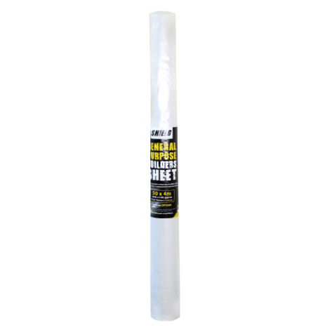 TIMCO General Purpose Builders Plastic Sheets - 50m x 4m