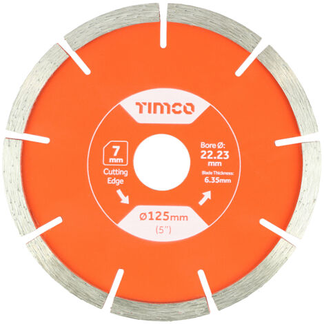 TIMCO General Purpose Mortar Raking Diamond Blade - 125 x 22.2