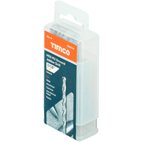 TIMCO Ground Jobber Drills HSS M2 - 3/16"