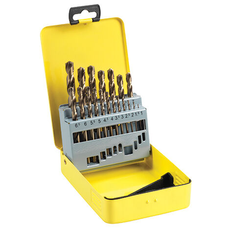 TIMCO Ground Jobber Drills Set Cobalt M35 - 19pcs