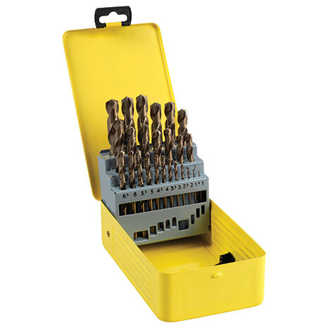 TIMCO Ground Jobber Drills Set Cobalt M35 - 25pcs