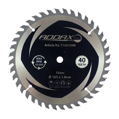 TIMCO Handheld Cordless Circular Saw Blade - 165 x 10 x 40T