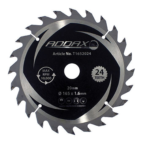 TIMCO Handheld Cordless Circular Saw Blade - 165 x 20 x 24T