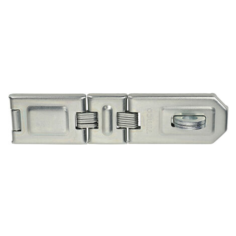 TIMCO Hasp and Staple Double Hinged Silver - 200mm