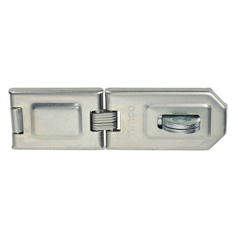 TIMCO Hasp and Staple Single Hinged Silver - 160mm