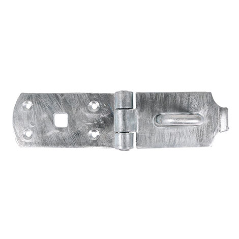 TIMCO Heavy Duty Hasp & Staple Secure Bolt On Hot Dipped Galvanised - 8"