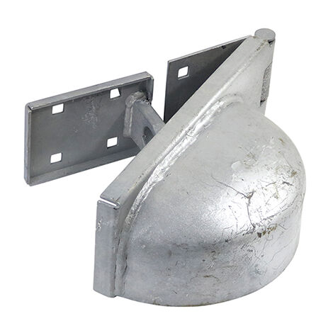 TIMCO Heavy Duty Padlock Protection Bar Left Hot Dipped Galvanised - 7.5"