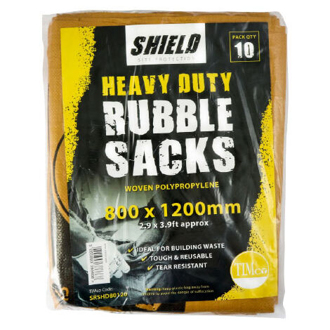 TIMCO Heavy Duty Rubble Sacks - 60 x 90cm