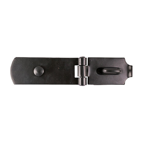 TIMCO Heavy Duty Swivel Pattern Hasp & Staple Bolt On Black - 8"