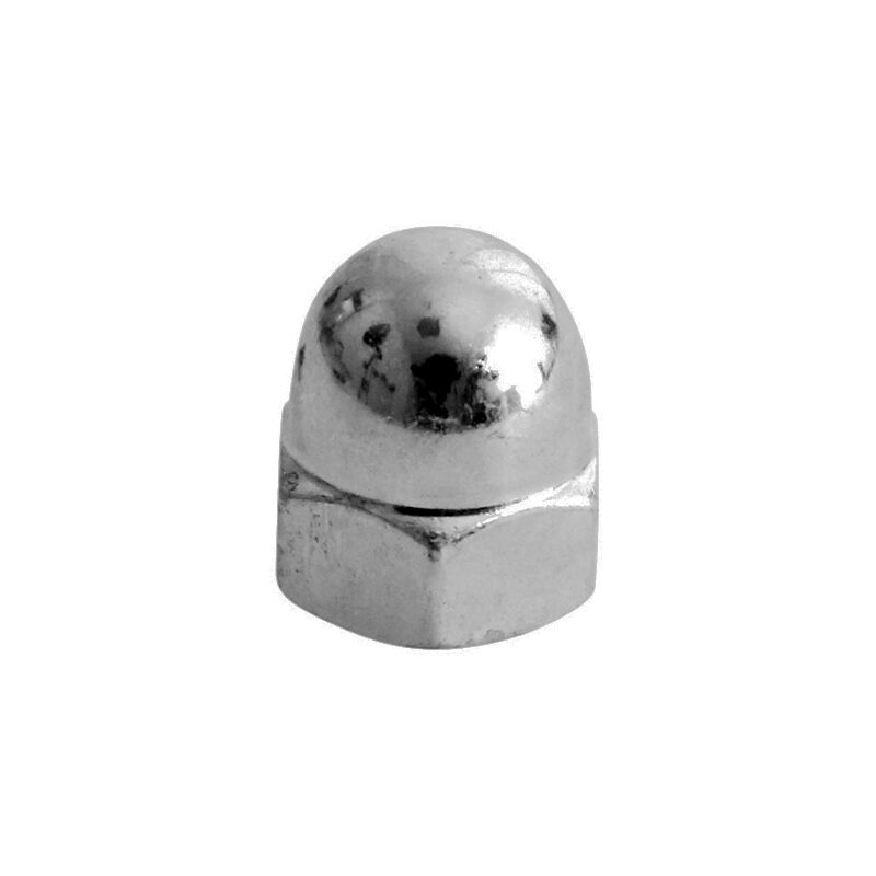 Timco - Hex Dome Nuts - A2 Stainless Steel (Size M6 - 10 Pieces)