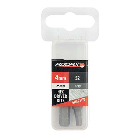TIMCO Hex Driver Bit S2 Grey - 4.0 x 25