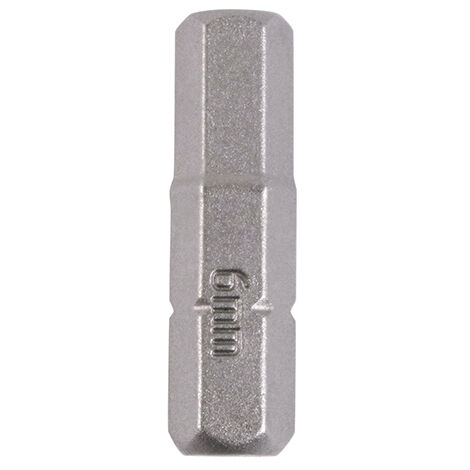 TIMCO Hex Driver Bit S2 Grey - 6.0 x 25