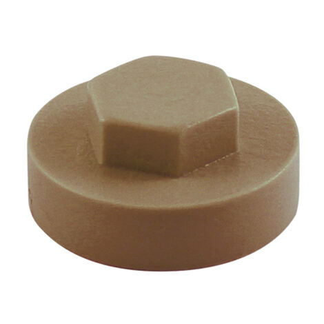 TIMCO Hex Head Cover Caps Merlin Grey - 16mm
