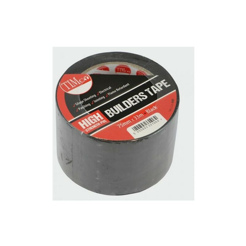 HSBT High Strength Builders Tape 33m x 75mm - Timco