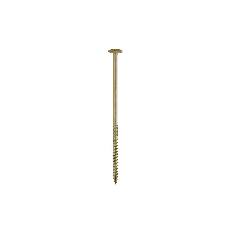 Timco - Wafer Head Exterior Green Timber Screws - 8.0 x 250