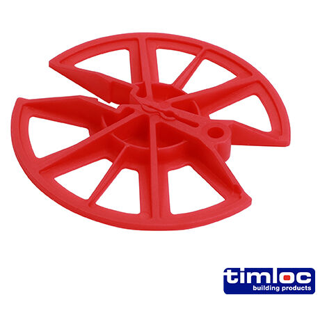 TIMCO Insulation Retaining Discs Red - 80mm Dia