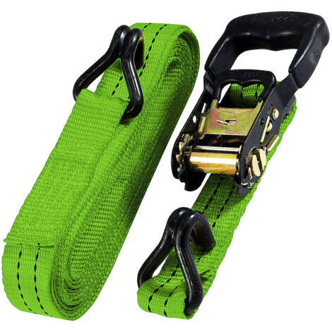 TIMCO J Hook Ratchet Straps Commercial Duty - 6m x 35mm